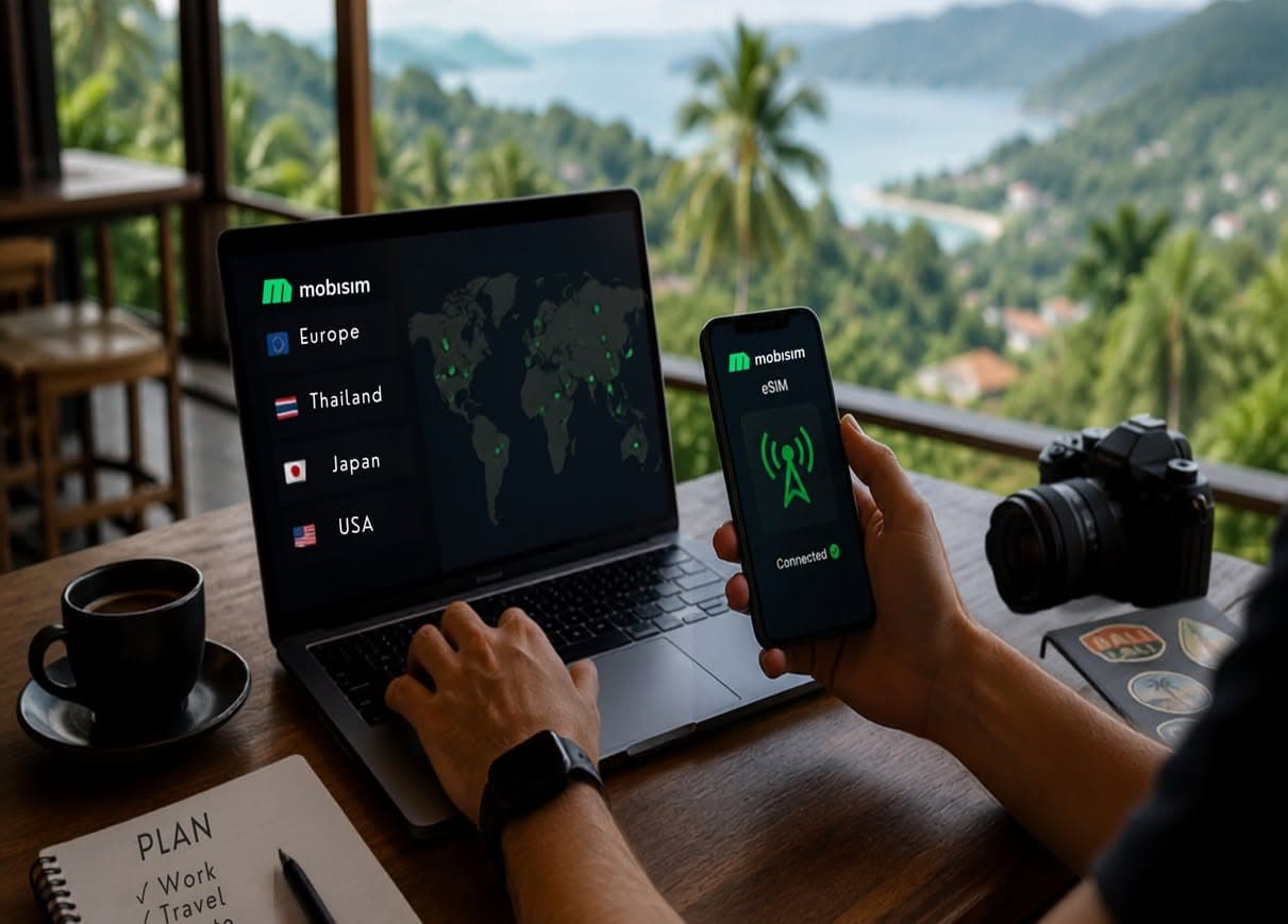 eSIM for Digital Nomads: How To Manage Data Across Countries